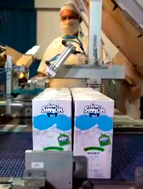 Empaque de leche San Simón